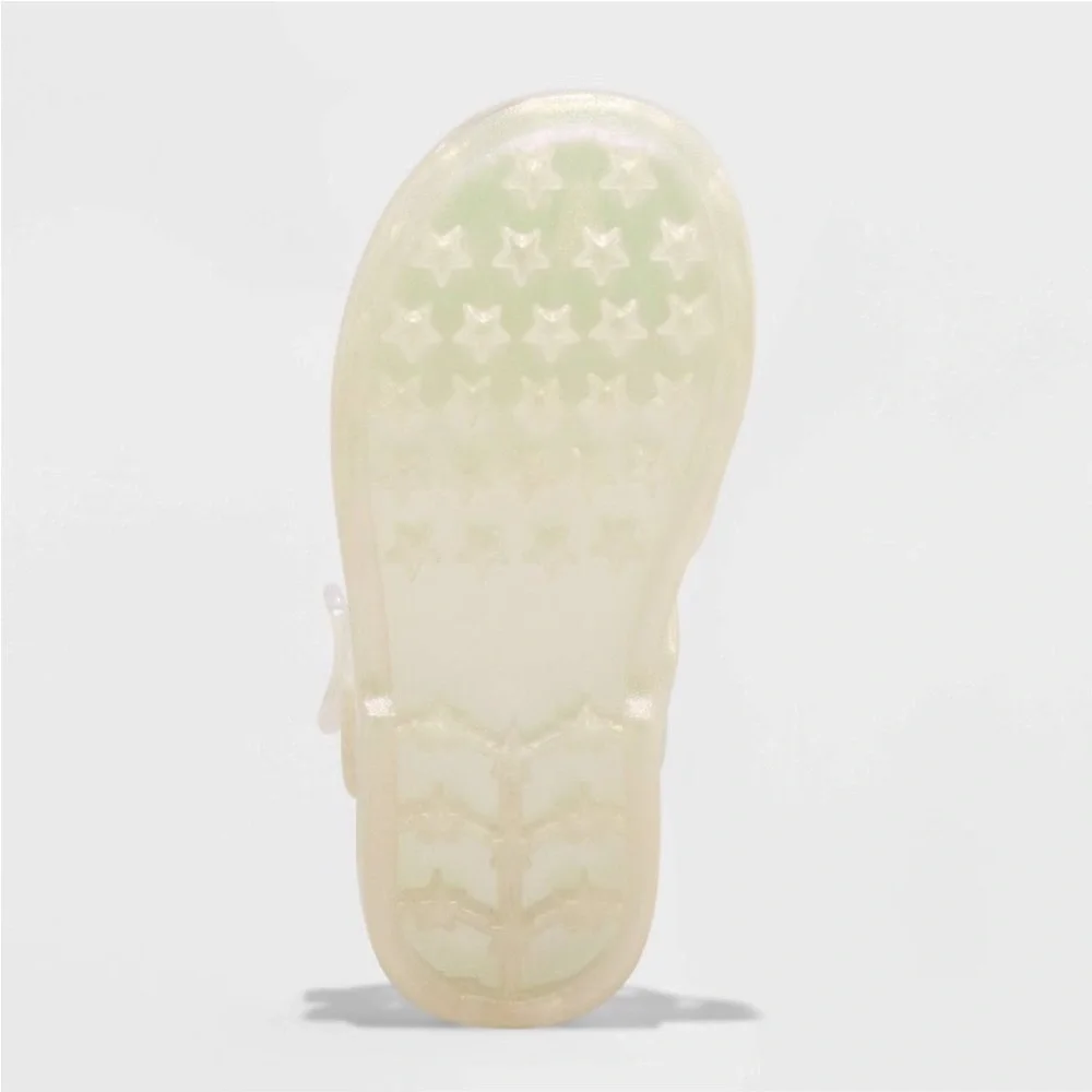 Toddler girls sunny jelly sandals clear NWT - Picture 2 of 7